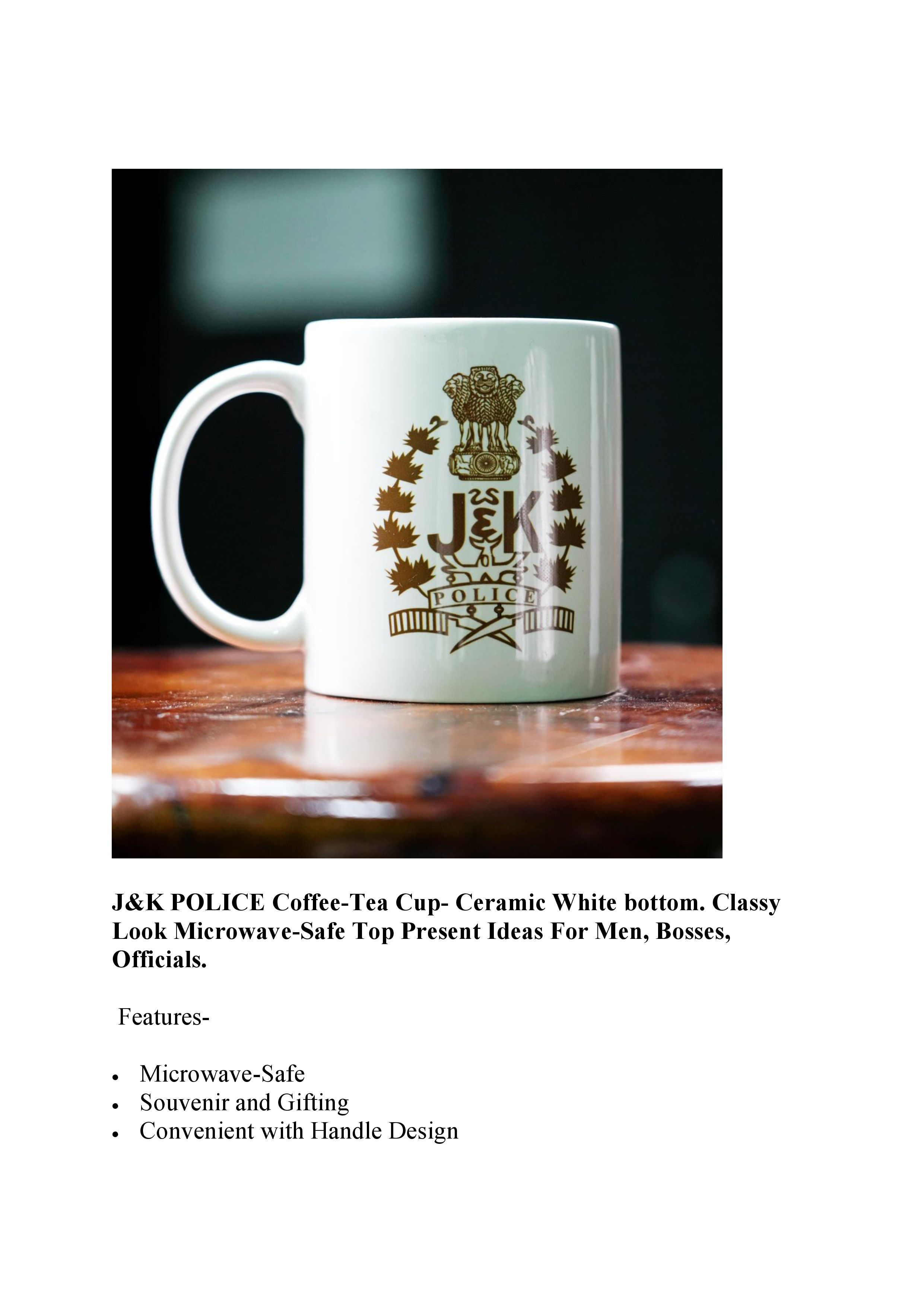 J&K Police Cup Holder